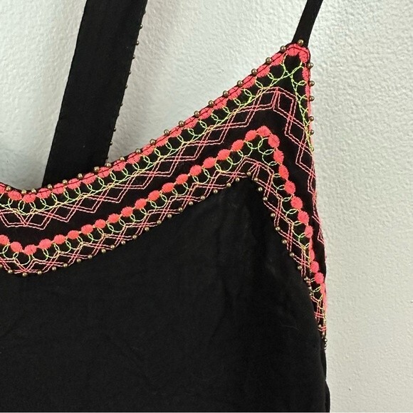 Dina Be For Francesca's Black V-Neck Mini Dress NWT Size Small - Picture 5 of 16